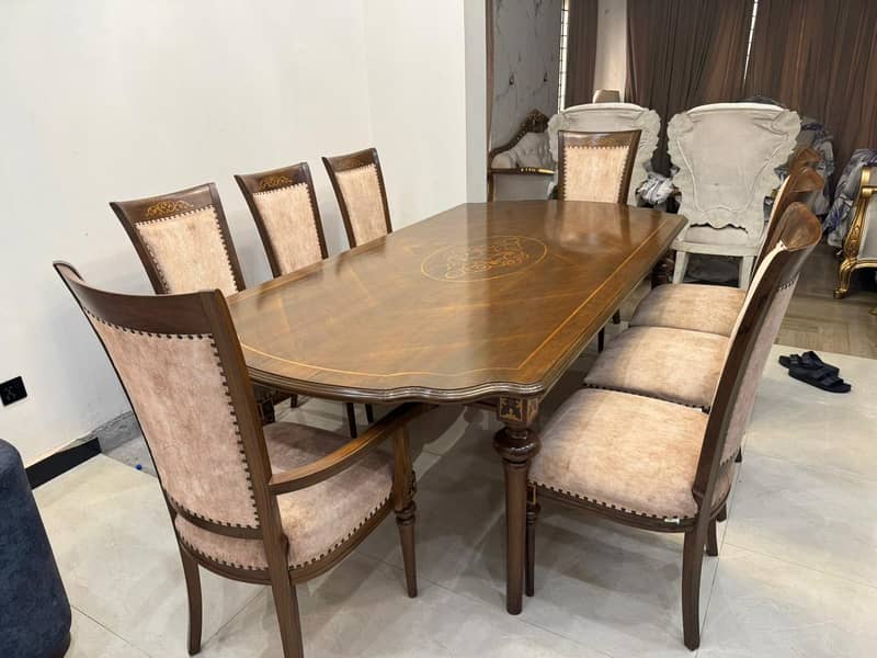8 Person Dining Table - Solid Wood 2