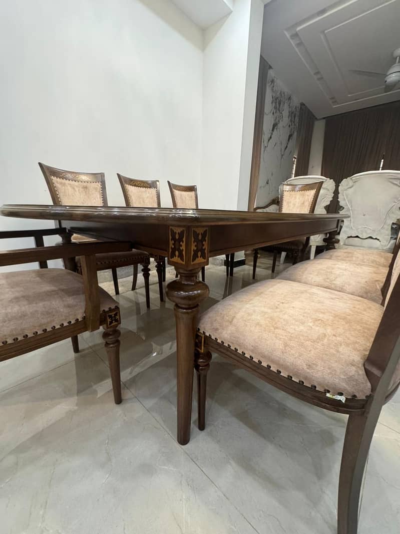 8 Person Dining Table - Solid Wood 3