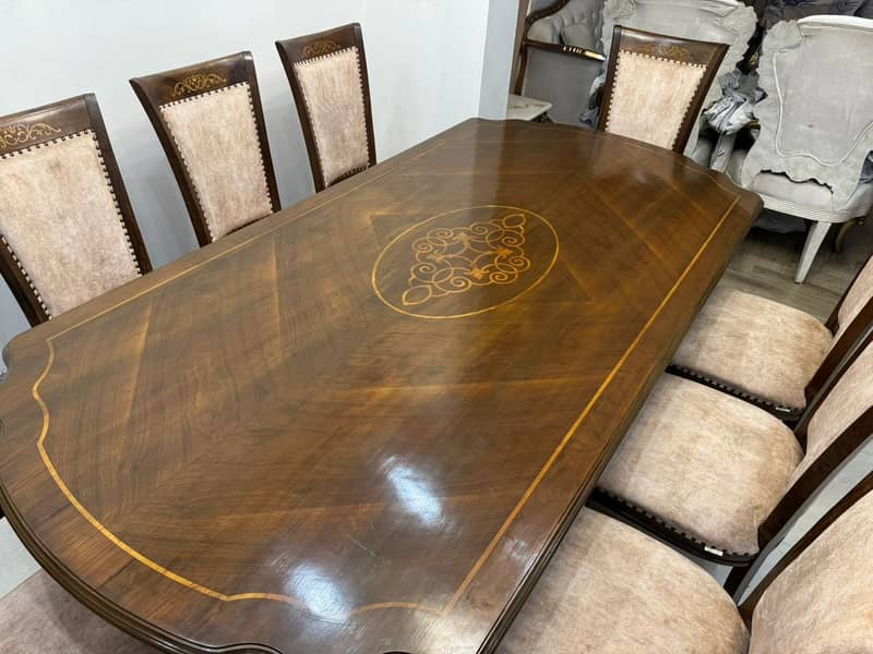 8 Person Dining Table - Solid Wood 4