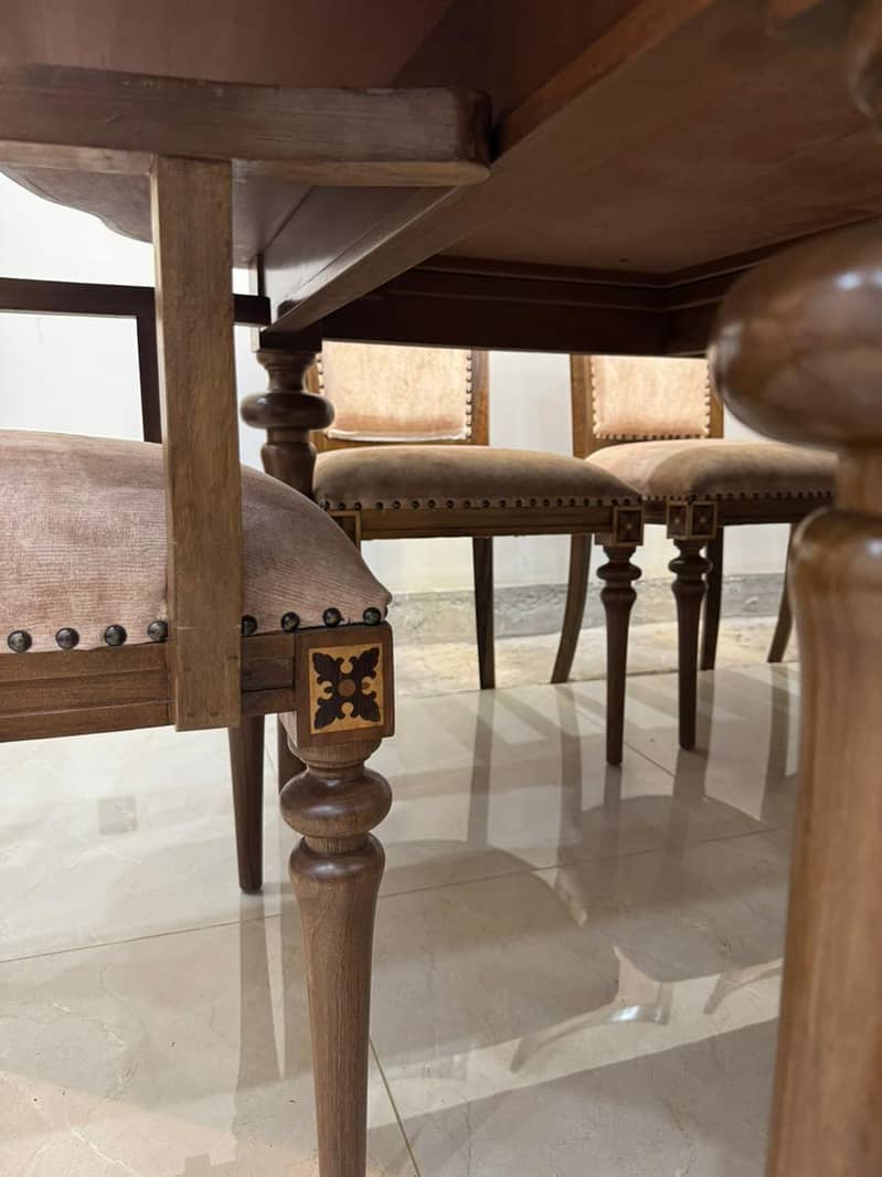 8 Person Dining Table - Solid Wood 5