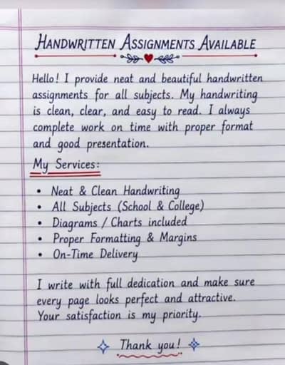 assignment writing