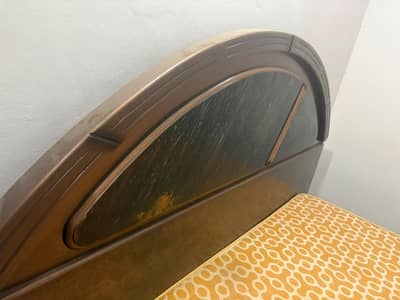 Double bed with 2 side tables