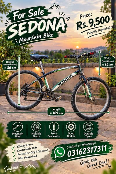 Sedona cycle made in Taiwan
