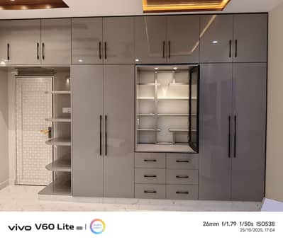 Customise wooden almari-Shelves & Customized Storage-Cabinet