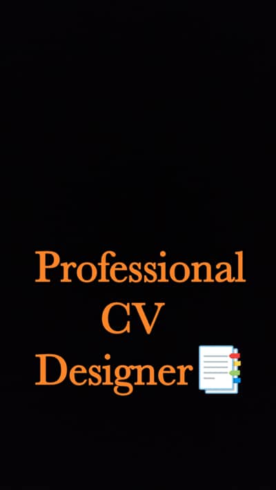 Professional CV Designer