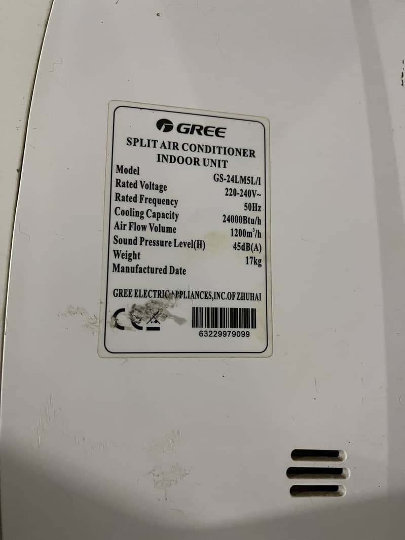 Gree 2 ton Split Ac 1