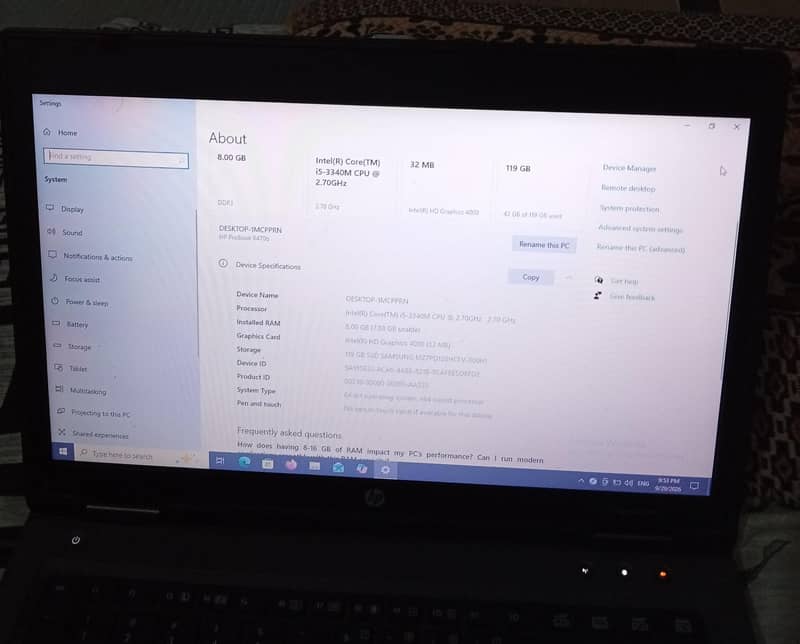 Hp laptop 5