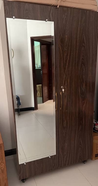 Two-Door Wardrobe & Shoes Wardrobe – Stylish Wooden Storage Furniture