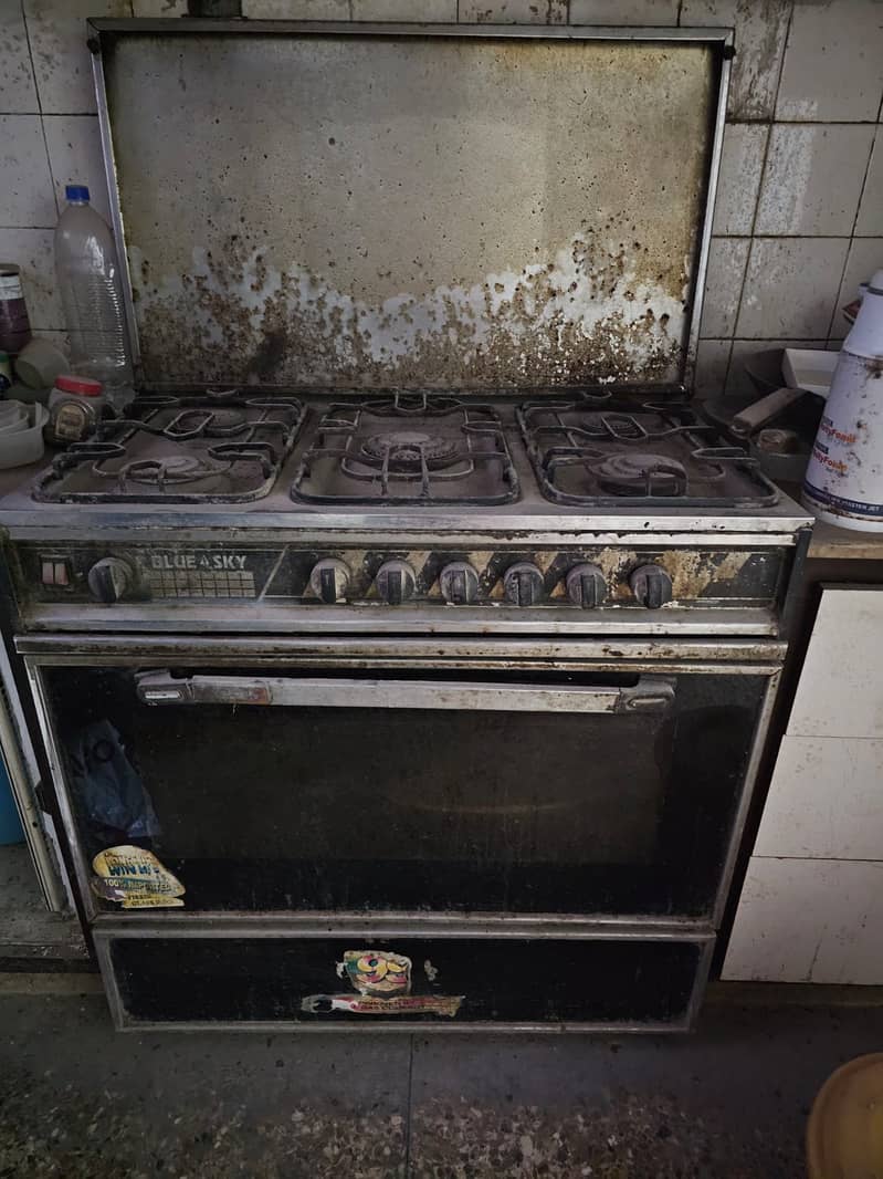 Cooking range working condition 1