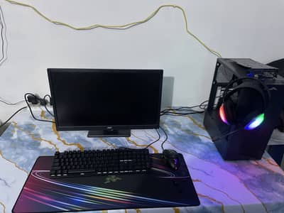 Gaming Pc-Complete Setup with Rgb Lights