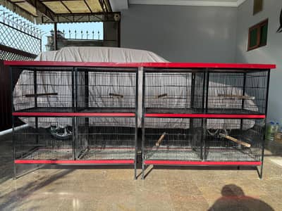 Heavy Strong Cages Pair for Sale. For All Kind of Birds