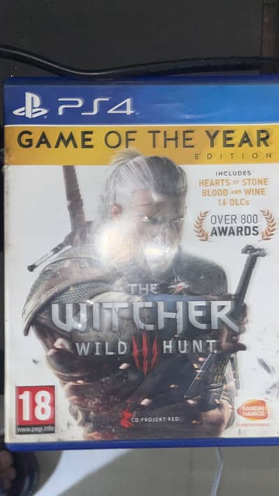 Witchers 3 goty edition ps4/5