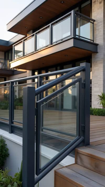 Glass Railing / Railing Glass/ Terrace glass railing /Aluminium Window