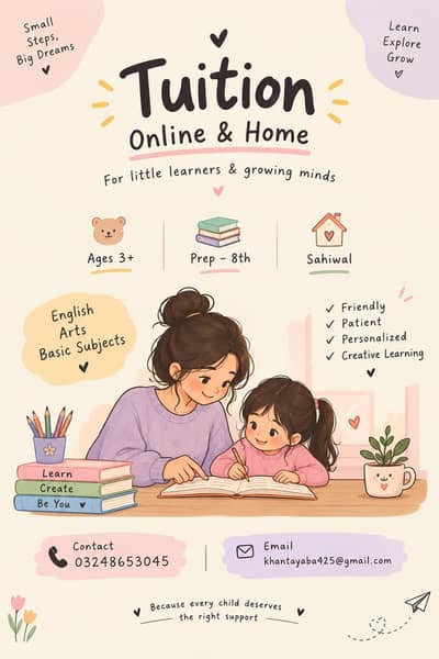 Friendly Tutor For Your Child