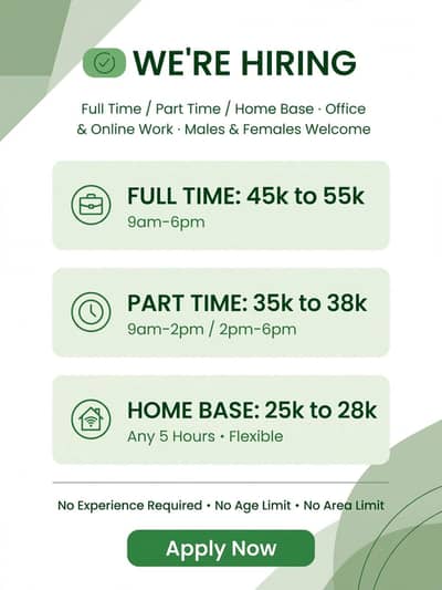 we are hiring male and female staff forest and experience