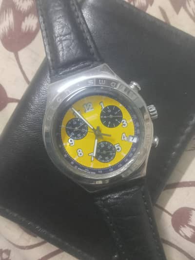 swatch orignal chronograph watch