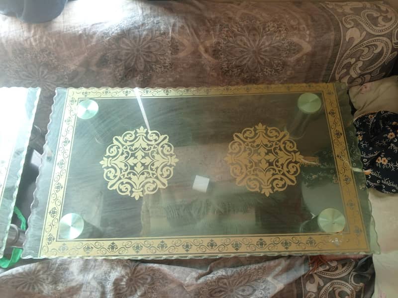 2 , printed side tables 1