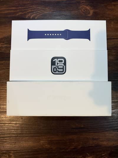 Apple Watch Series 10 42mm Silver Al Denim SB M/L GPS