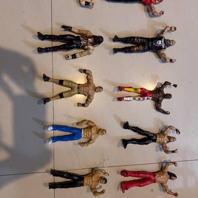 Ask for prices.     WWE wrestlers toys