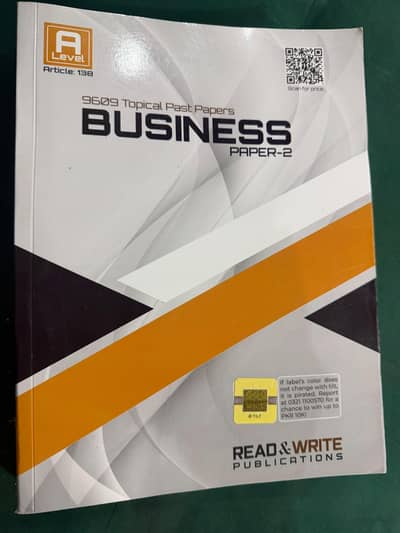 business past paper set yearly and topical unused new addition a level