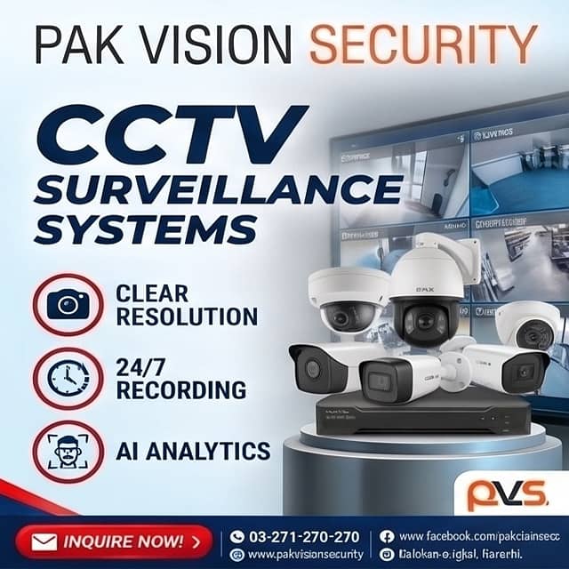 CCTV Camera Installation, Networking & Security Solutions | Pak Vision 1