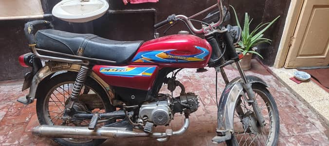 all ok new tyre Kik start