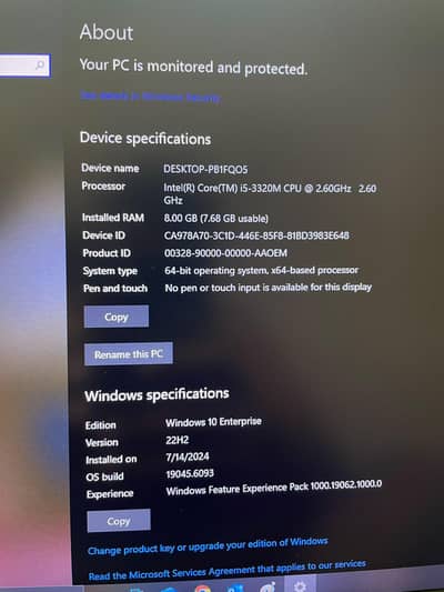 Lenevo think pad laptop