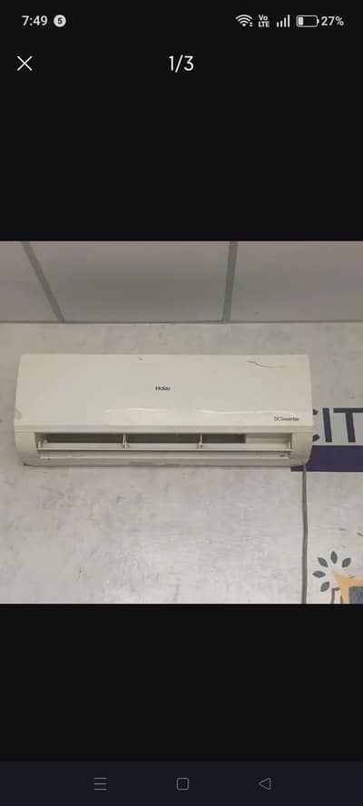 Haier ac 15 ton bilkul ok ha