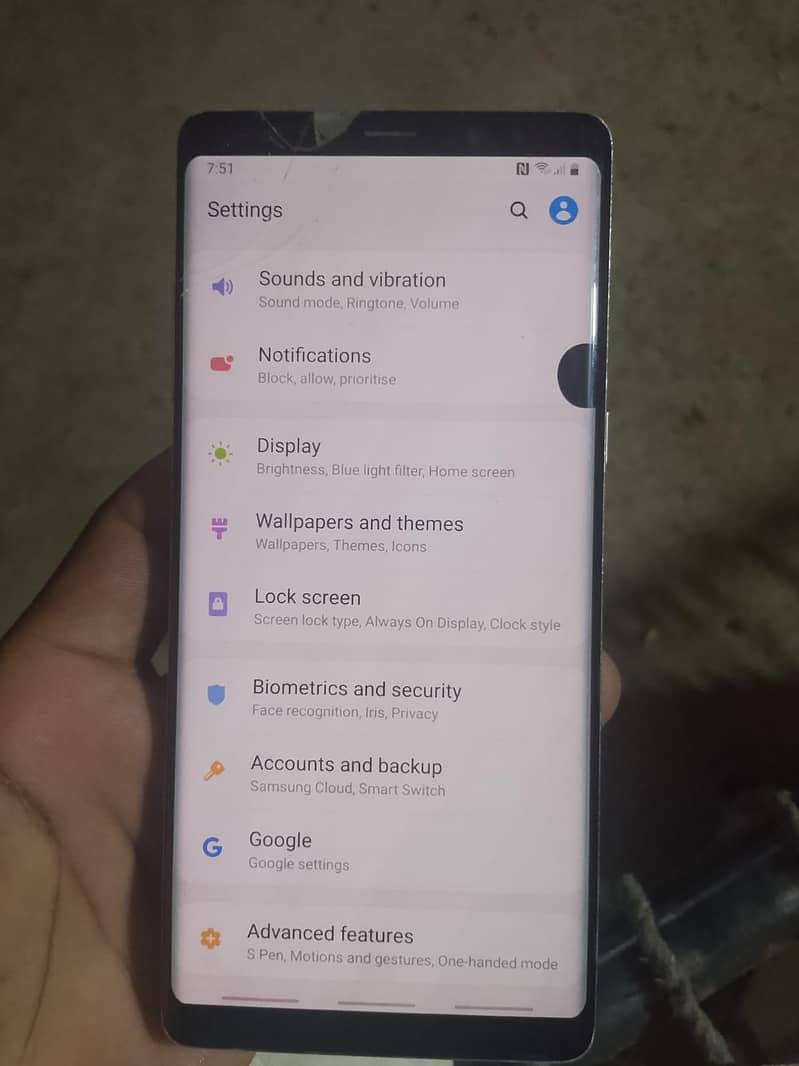 Samsung Mobile Note 8 3
