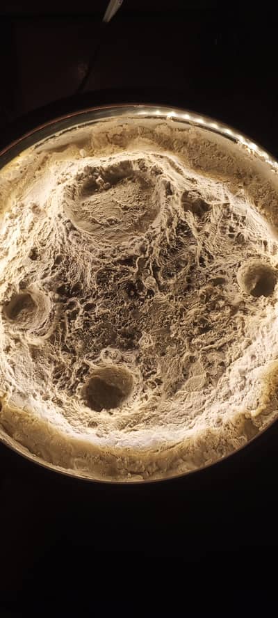 Premium Handmade / 3D Moon Wall Lamp – Warm LED Light