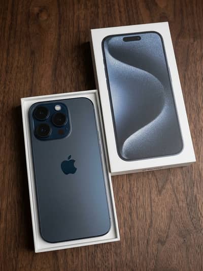 iPhone 15 Pro 128GB - Waterpack, Never Opened, 94% BH (Complete Box]