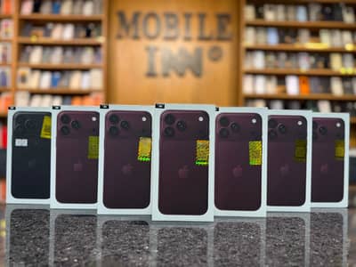 Brand New Box Pack Apple Iphone 18 Pro Max 256GB PTA Approved Burgundy