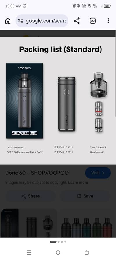 Voppo Doric 60 Vape