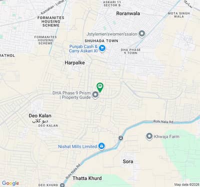 1 Kanal Plot No-919 Block A Top Location of Phase 9 Prism DHA Lahore For Urgent Sale
