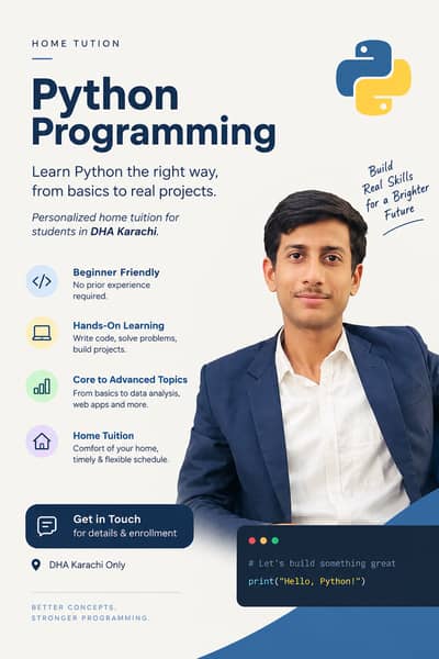 Python Programming Home Tuition — For Students Below Grade 10