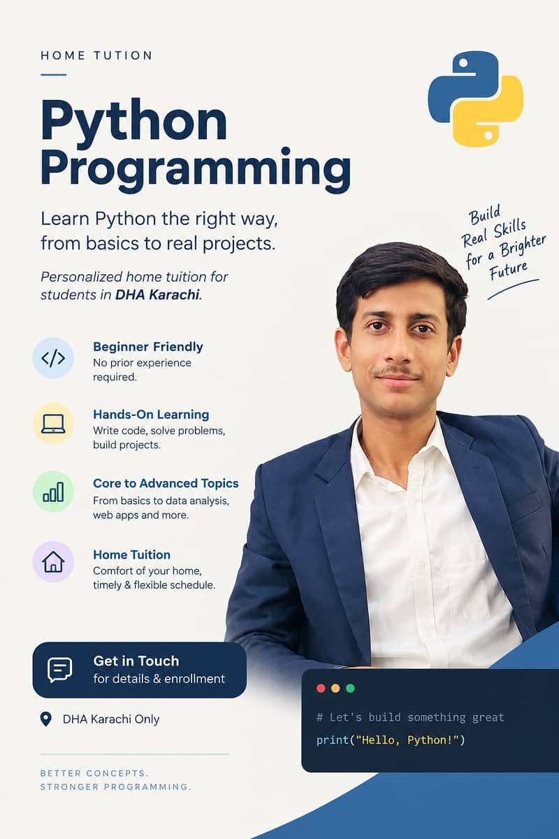 Python Programming Home Tuition — For Students Below Grade 10 0