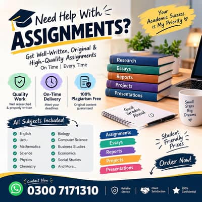 Assignment Writing Services | Projects, Reports & Presentations
