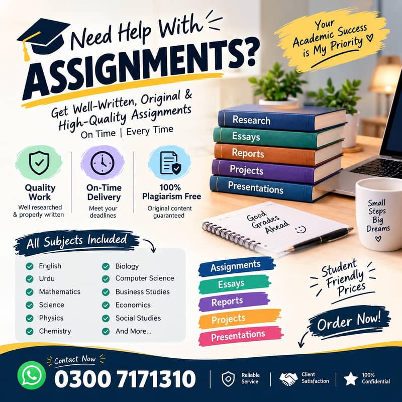 Assignment Writing Services | Projects, Reports & Presentations 0