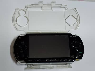 PSP Jailbroken with charger, case and box