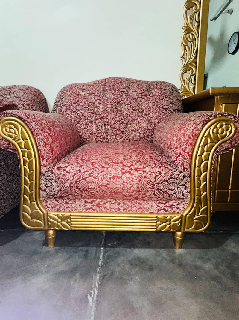 6 seater sofa set. 3