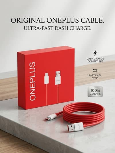 Original OnePlus Cable 6.5A 65W Warp/Dash Charge Type-C Fast Charging