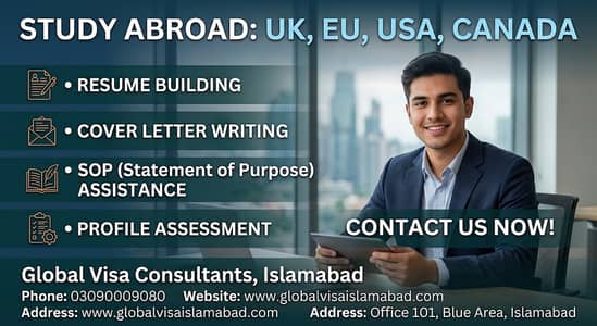 Study in UK, EU, USA, Canada and Australia