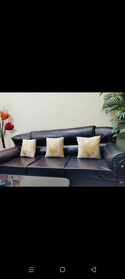 7 seater leather sofa set