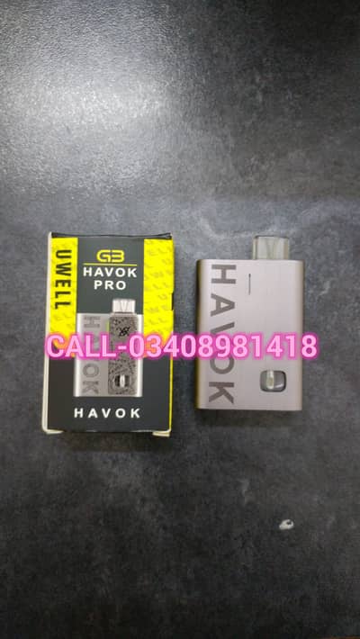 ELECTRIC VAPE HAVOK PRO GOOD SMOKE 2 DAYS BATTERY CALL-03127566633