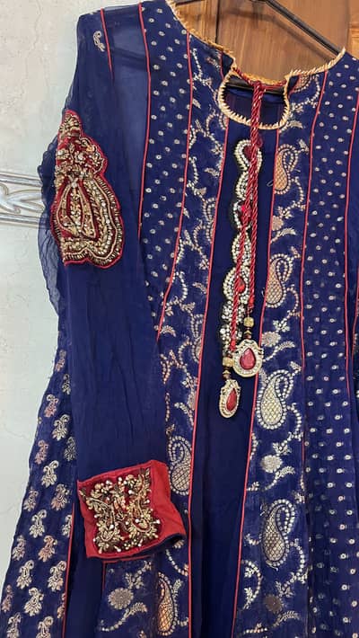 Blue and red maxi