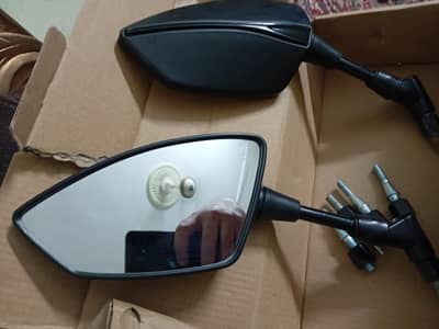 eye shape mirror universal rare big size