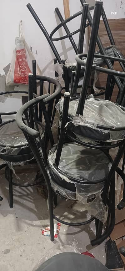 12 Chairs & 3 Tables for urgent sale