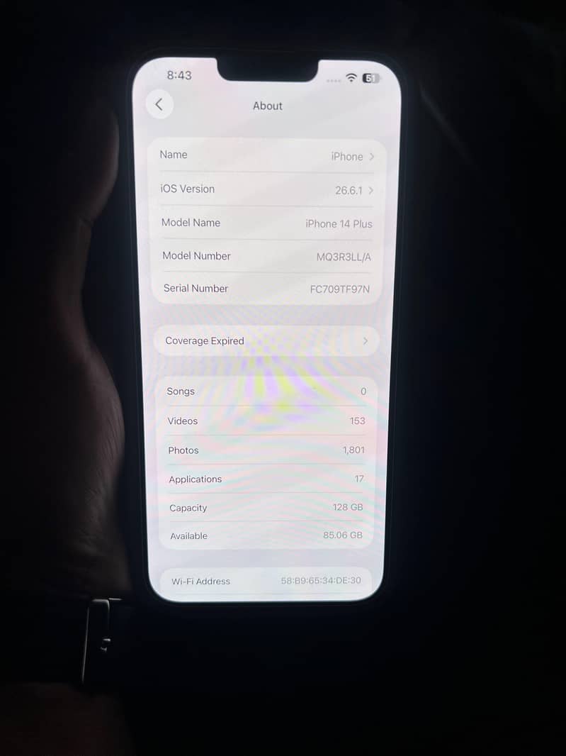 Iphone 14 plus 128 4