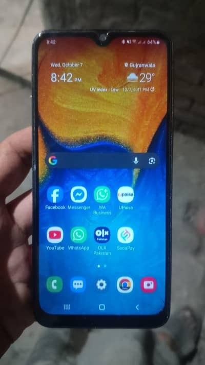 Samsung Mobile A20.         only mobile