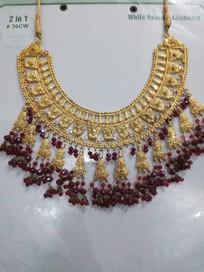 Bridel jewellery set with primer quality